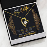 Forever Love Necklace - To My Wife - Last Everything - Shine Gift For Wife For Mom Gift For