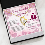 Namashops - Forever Love Necklace - To My Girlfriend - Forever Love - You'll Always Be My Love, Gift For Wife, For Mom, Gift For Christmas, Birthday