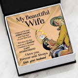 Forever Love Necklace - To My Wife - Forever Love - Your Last Everything Gift For Wife For Mom Gift For