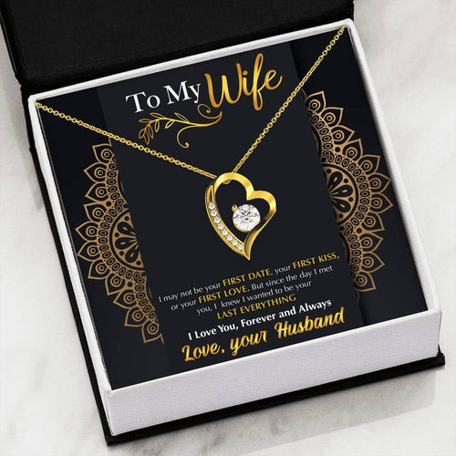Namashops - Forever Love Necklace - To My Wife - Last Everything - Shine, Gift For Wife, For Mom, Gift For Christmas, Birthday
