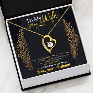 Namashops - Forever Love Necklace - To My Wife - Last Everything - Shine, Gift For Wife, For Mom, Gift For Christmas, Birthday