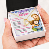 Forever Love Necklace - To My Daughter - Forever Love - Love You Unconditionally Gift For Wife For Mom