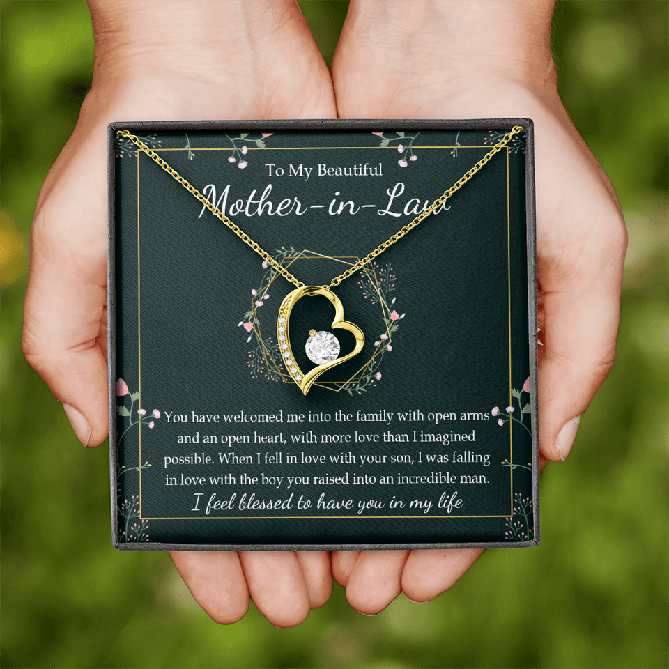 To My Mother In Law | An Open Heart | Forever Love Necklace