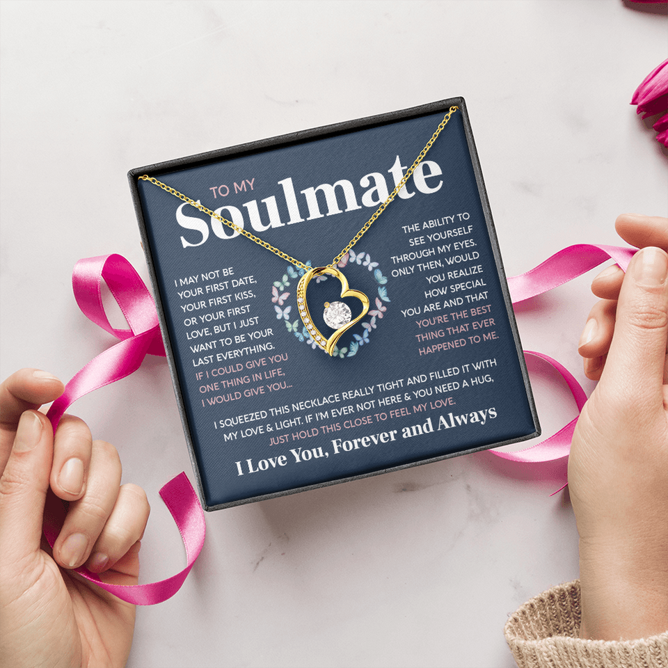 To My Soulmate | Feel My Love | Forever Love Necklace