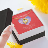 To My Daughter from Mom Valentine's Day Forever Love Necklace