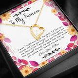 Turn Back The Clock - Gift For Fiancee Forever Love Necklace