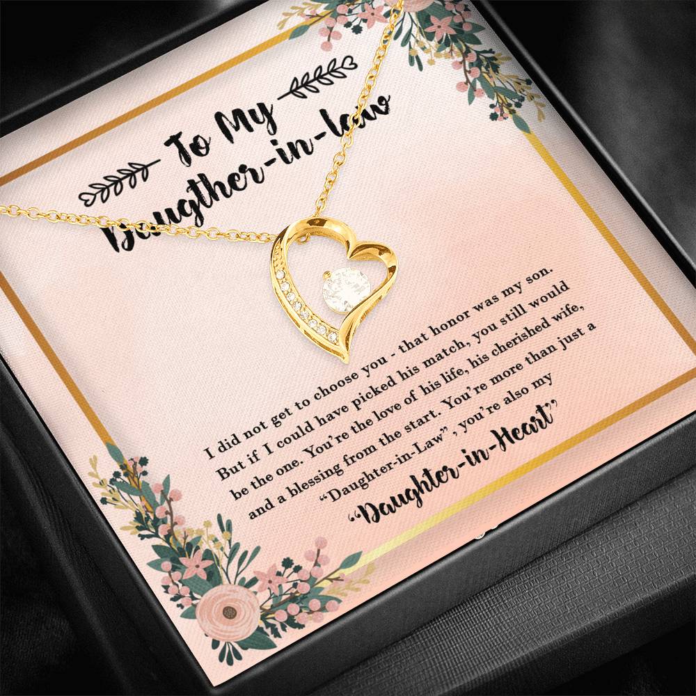 You Will Still Be The One - Gift For Daughter In Law Forever Love Necklace
