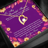 When I Say I Love You More - Gift For Fiancee Forever Love Necklace
