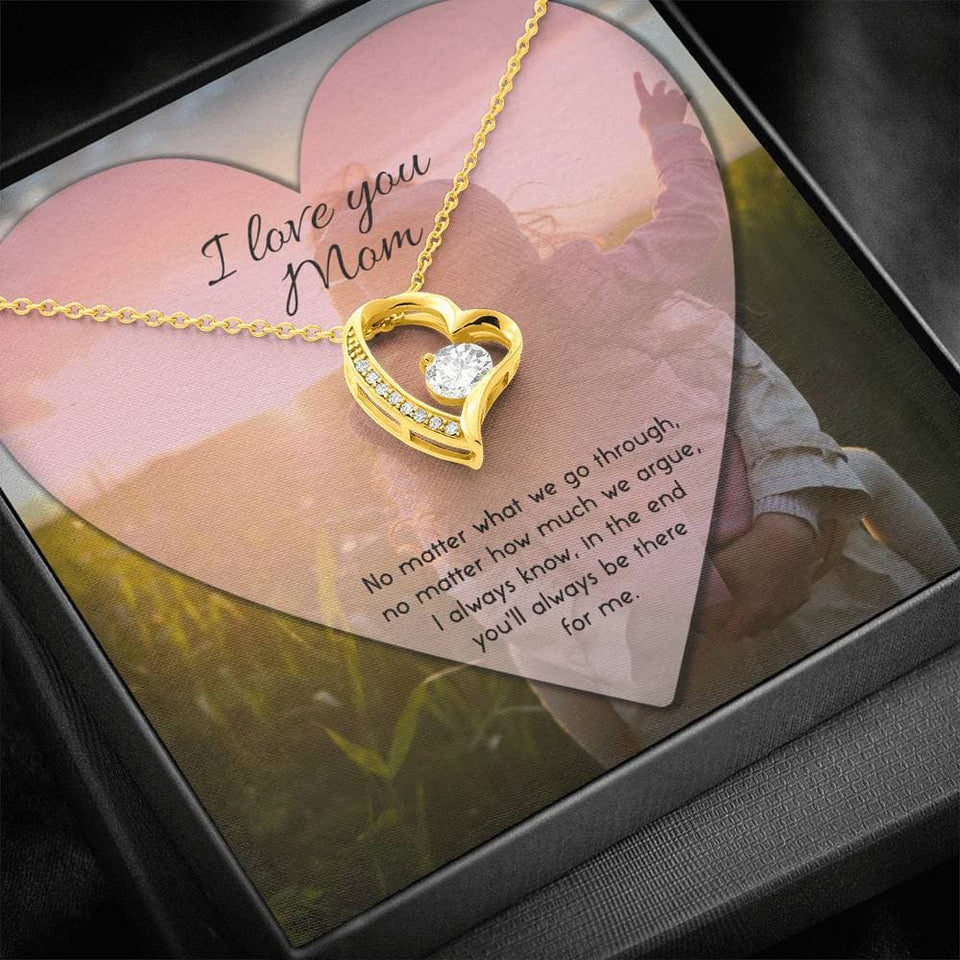 To Mom No Matter What Forever Love Necklace