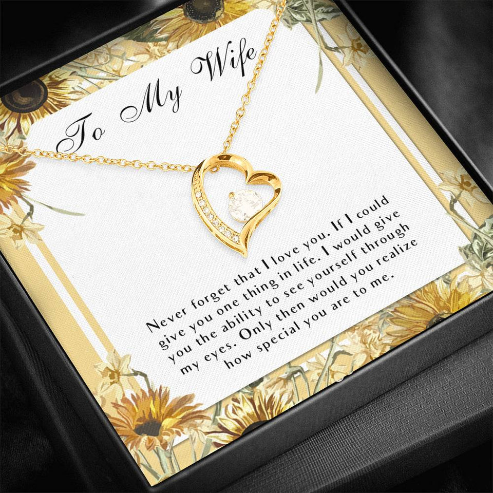 Braver Than You Believe - Gift For Wife Forever Love Necklace