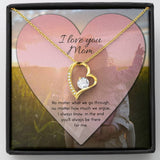 To Mom No Matter What Forever Love Necklace