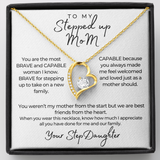 Forever Love Necklace, Gorgeous Necklace for StepMom from StepDaughter, Gift For Step Mom