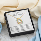 To My Best Friend - Forever Love Necklace - Partner in Crime Gift For Mom, necklace For Wife, Gift For Mother's Day