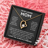 To My Loving Mom | I Really Hope | Forever Love Necklace