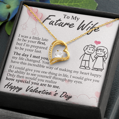 To My Future Wife | The Day I Met You | Forever Love Necklace