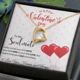 To My Soulmate - Forever Love Necklace - Red Balloons Gift For Mom, necklace For Wife, Gift For Mother's Day
