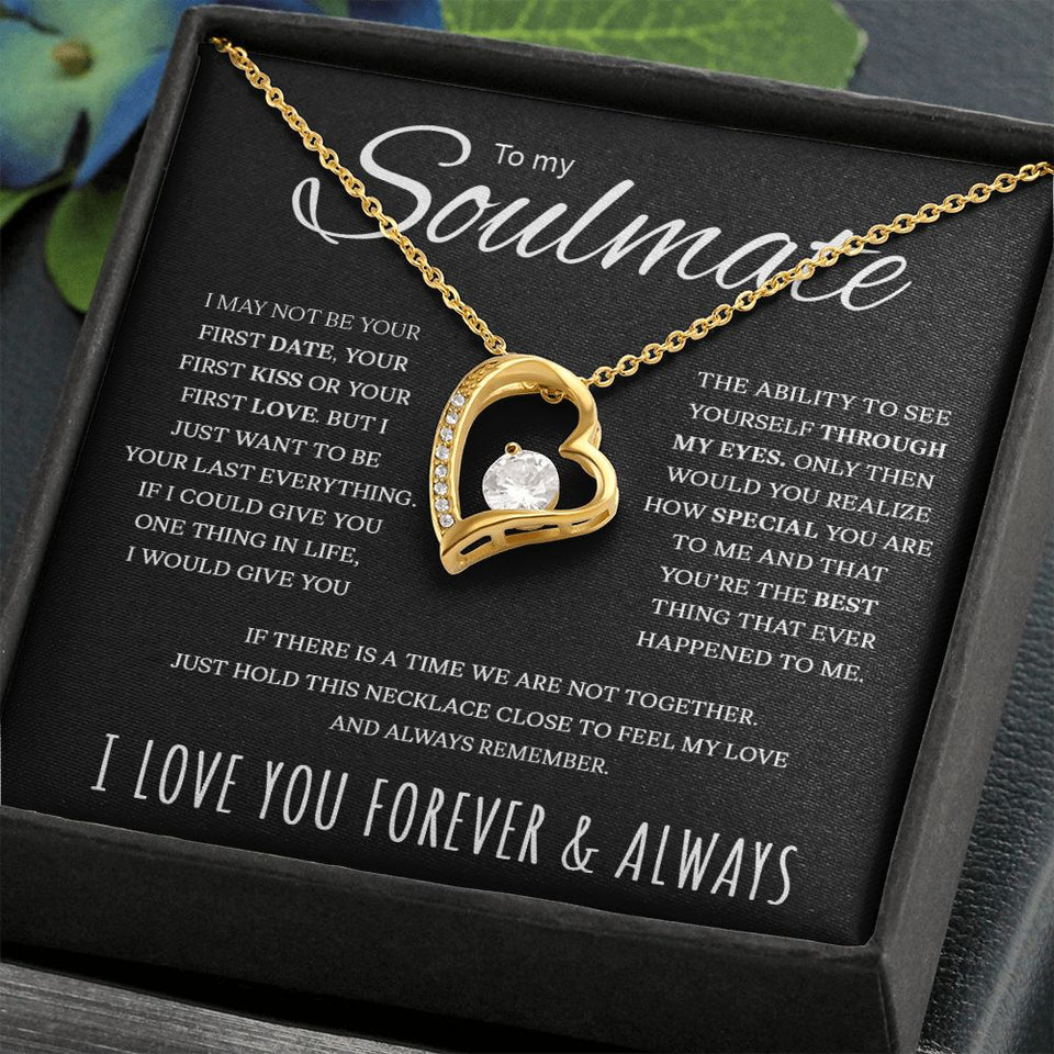 Soulmate If There Is A Time | Valentines Gifts For Soulmate | Forever Love Necklace