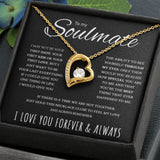 Soulmate If There Is A Time | Valentines Gifts For Soulmate | Forever Love Necklace