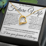 Forever Love Necklace For My Future Wife Gift For Mom, necklace For Wife, Gift For Mother's Day