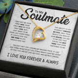Soulmate To Be Your Last Everything | Romantic Gift For Your Soulmate | Forever Love Necklace