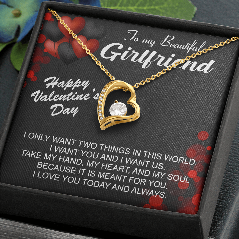To My Beautiful Girlfriend | Take My Hand | Forever Love Necklace