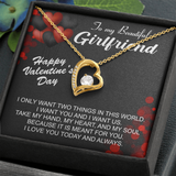 To My Beautiful Girlfriend | Take My Hand | Forever Love Necklace