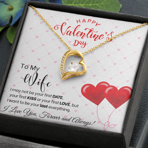 To My Wife - Forever Love Necklace - Red Balloons Gift For Mom, necklace For Wife, Gift For Mother's Day