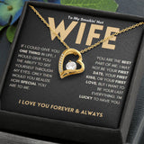 My Smokin' Hot Wife, I'm Lucky To Have You | Gift For Wife | Forever Love Necklace