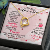 To my Daughter-01 Daughter Forever Love Heart Necklace