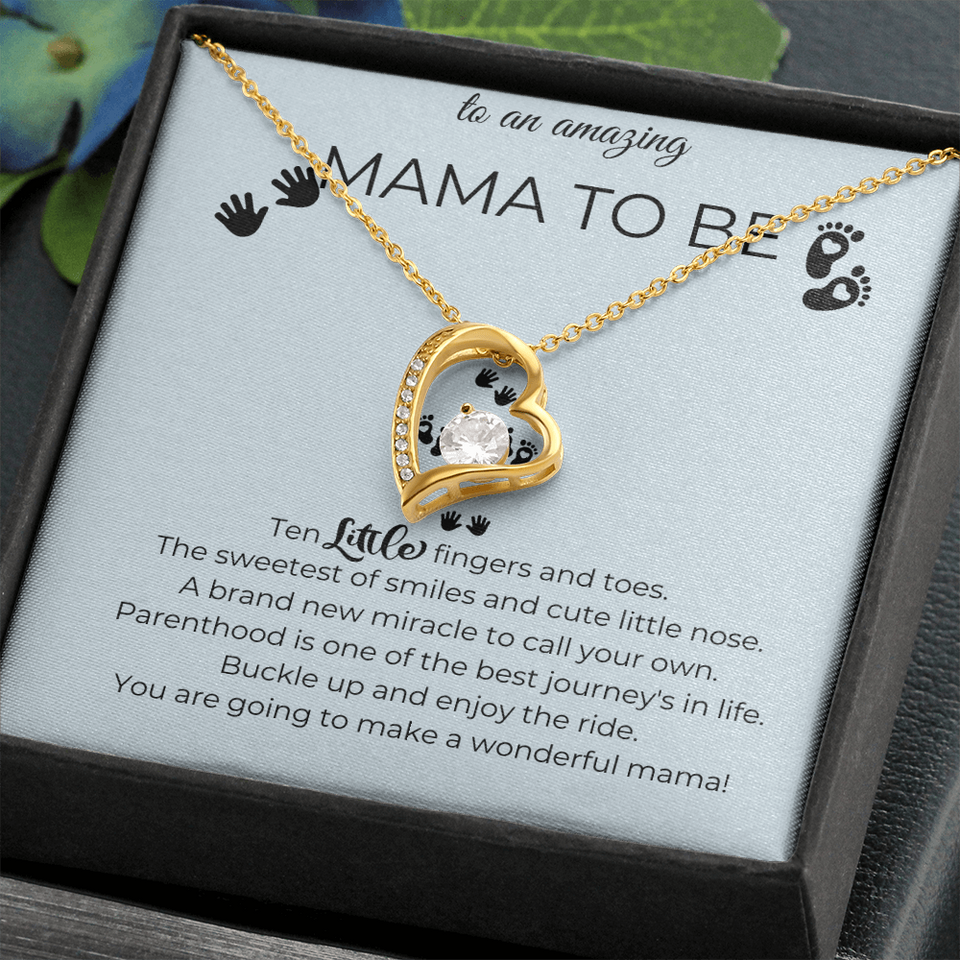 Mama to be'- Forever Love Necklace- Baby Shower