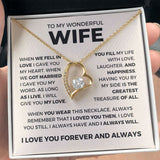 Gift for Wife, Valentine Necklace for Wife - Greatest Treasure - Forever Love Necklace