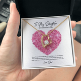 To My Daughter from Dad Valentine's Day Forever Love Necklace
