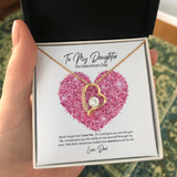 To My Daughter from Dad Valentine's Day Forever Love Necklace
