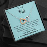 Interlocking Hearts Wife Necklace