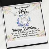 Husband to Wife - The light of My Life Forever Love Necklace