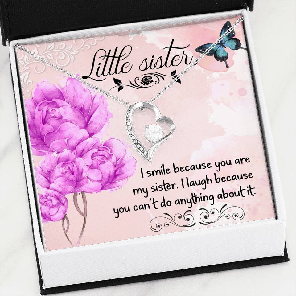 To Little Sister - Forever Love Necklace