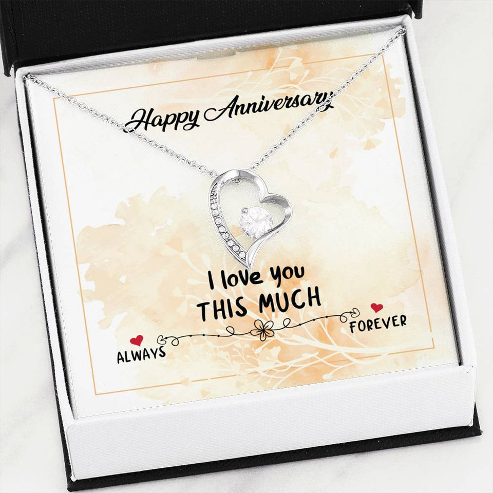 I Love You This Much - Forever Love Necklace