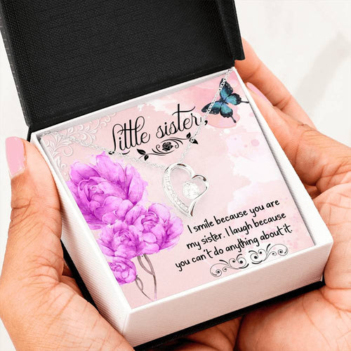 To Little Sister - Forever Love Necklace