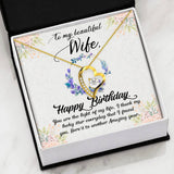 Husband to Wife - The light of My Life Forever Love Necklace