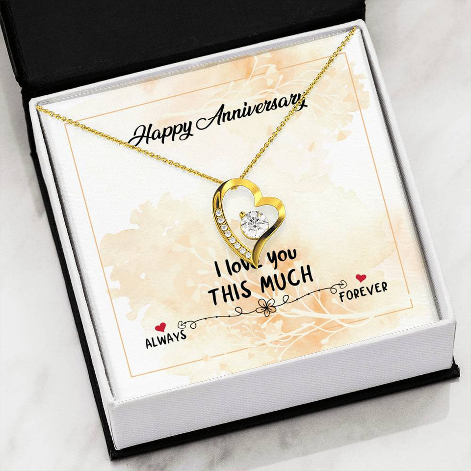 I Love You This Much - Forever Love Necklace