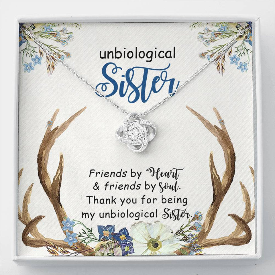 Gift For Friend Friends By Heart And Friends By Soul Forever Love Necklace