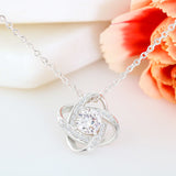 Pamaheart- To My Future Wife - I love you forever- Love Knot necklace, Christmas Day