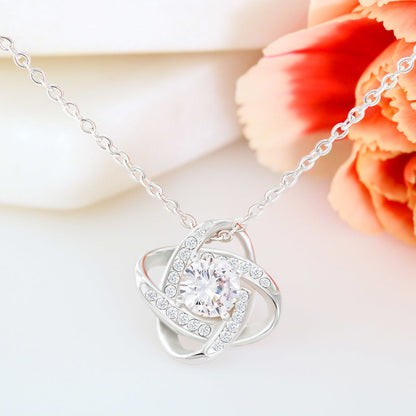 To My Future Wife - I love you forever- Love Knot necklace, Christmas Day