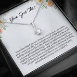 Graduation Necklace Gift - You Got This - You Can Dream It, You Can Do It - College, High School, Senior, Master Graduation Gift - Class of 2022 Alluring Beauty Necklace - LX036F