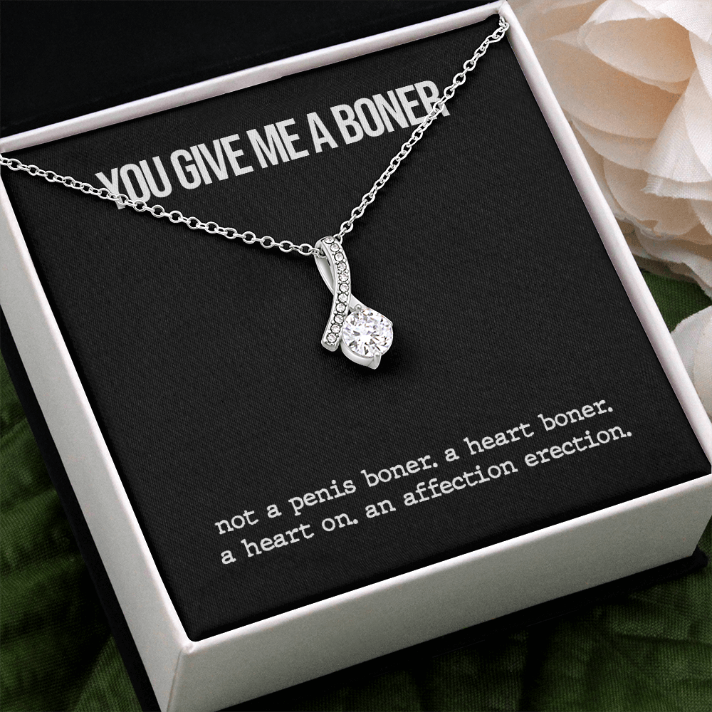 Wife, Soulmate, Girlfriend Necklace - Funny Boner Alluring Beauty Necklace, Birthday Gift, Anniversary Gift, Alluring Beauty Necklace