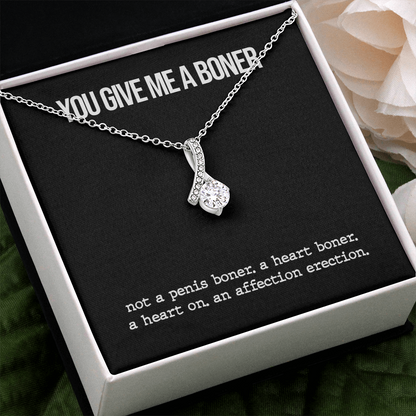 Wife, Soulmate, Girlfriend Necklace - Funny Boner Alluring Beauty Necklace, Birthday Gift, Anniversary Gift, Alluring Beauty Necklace