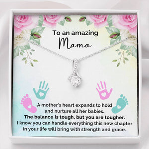 To An Amazing Mana - A Mother's Heart Expands To Hold And Nurture - Alluring Necklace, Alluring Beauty Necklace