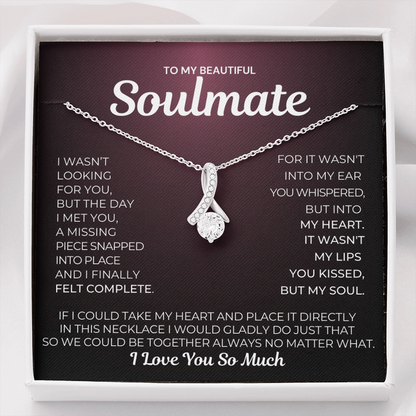 Pamaheart- Alluring Beauty Necklace- Kissed my soul Carry my Heart Necklace | Limited Edition - Grabs Yours Now!, Gift For Wife, Christmas