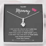 Love Kisses Kicks - Gift For New Mom Alluring Necklace