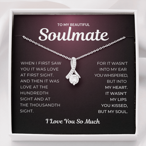 Alluring Beauty Necklace- Love at First Sight Kissed My Soul Necklace Limited Edition -Grab Yours Now! Gift For Wife